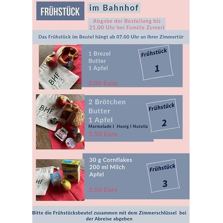 Bahnhof 123 Hotell Fridingen an der Donau Exteriör bild